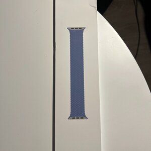 NIB Apple Watch braided solo loop Slate Blue 45MM size 5